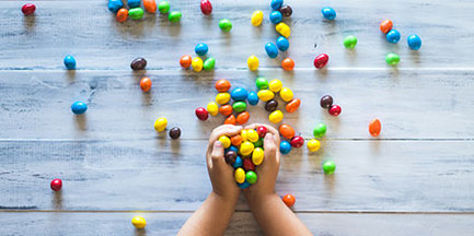 The image presents M & M's as the brand which is not using ethical digital marketing strategy